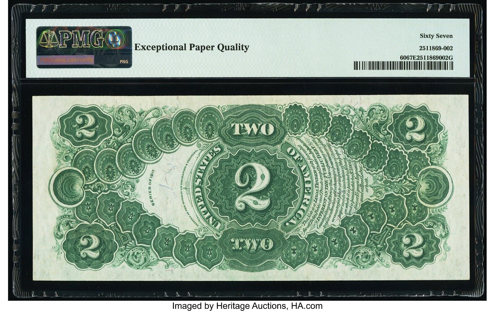 FR.60 1917 $2 Legal Tender b