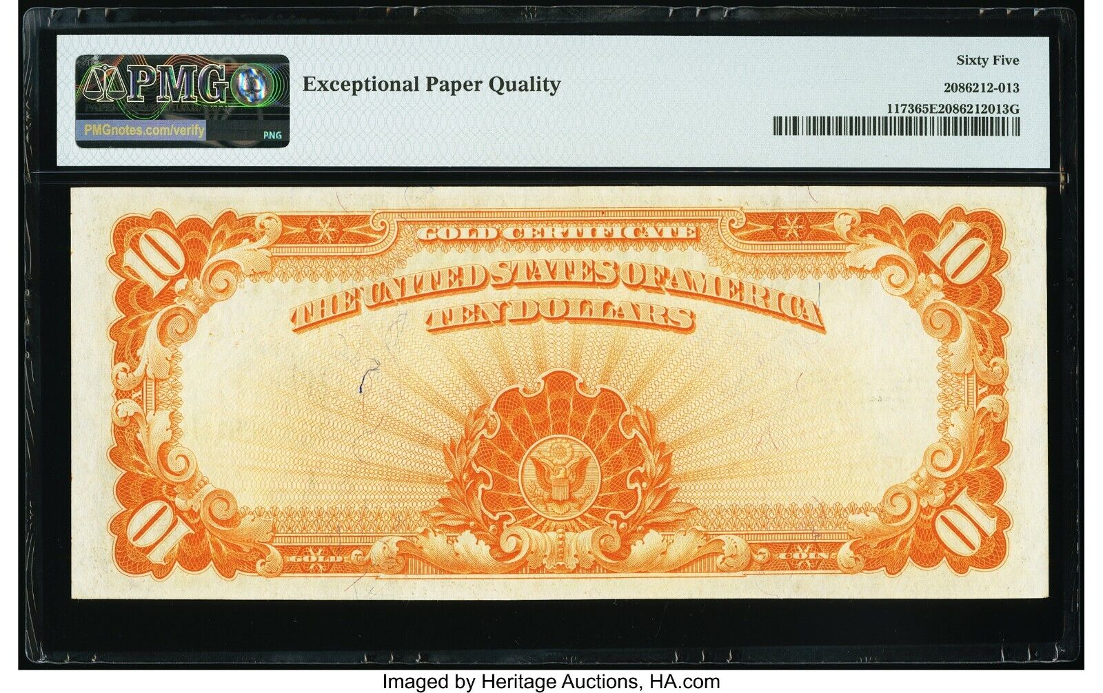 FR.1173 1922 $10 Gold Certificate b